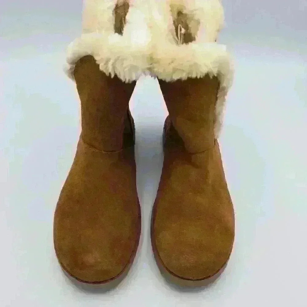 Women's Daniah Suede Winter Mid Boots - Picture 2 of 8